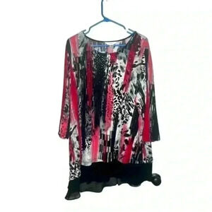 CJ Banks 3/4 sleeve top